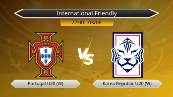 International Friendly Portugal U20 (W) VS Korea Republic U20 (W)