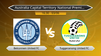 Australia Capital Territory National Premier League Belconnen United FC VS Tuggeranong United FC