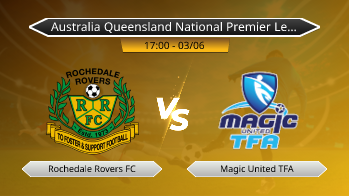 Australia Queensland National Premier League Rochedale Rovers FC VS Magic United TFA